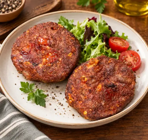 [6140] Stea*k n Cheese Burger Patties